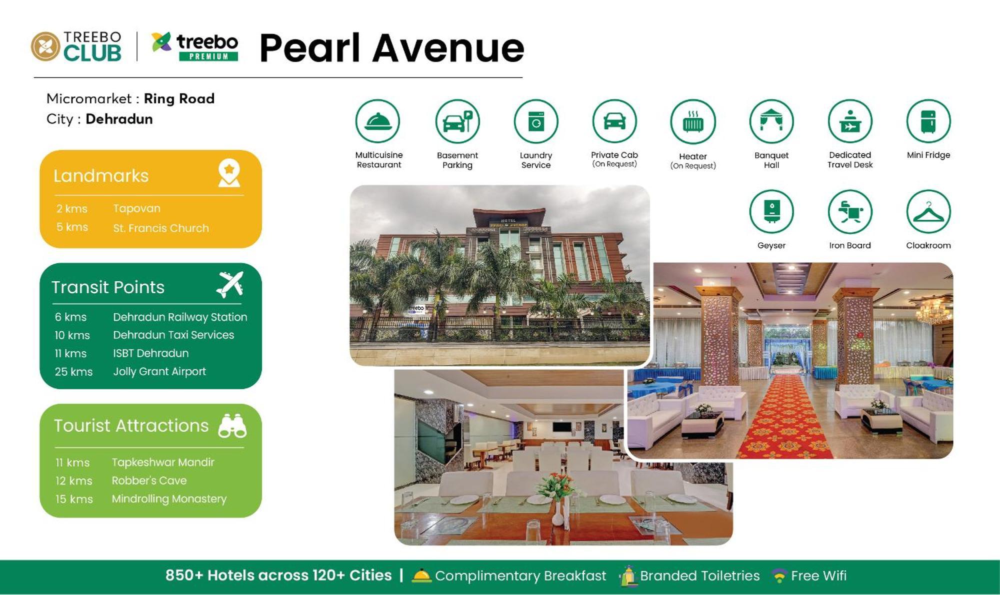 Treebo Premium Pearl Avenue, Ring Road Hotel Dehradun Buitenkant foto